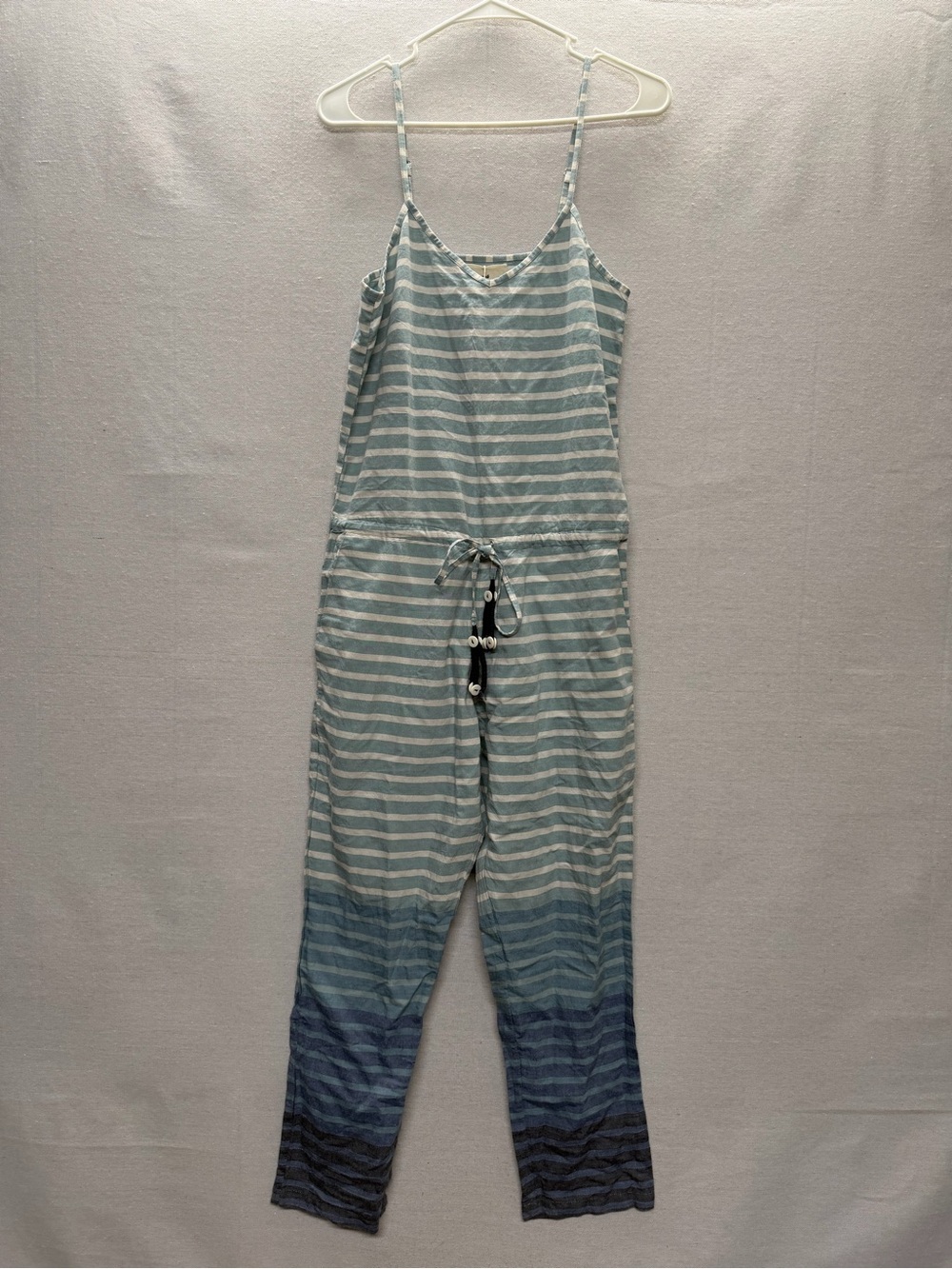 NWT Kopal (Anthropologie) Striped Spaghetti Strap Jumpsuit - size XS